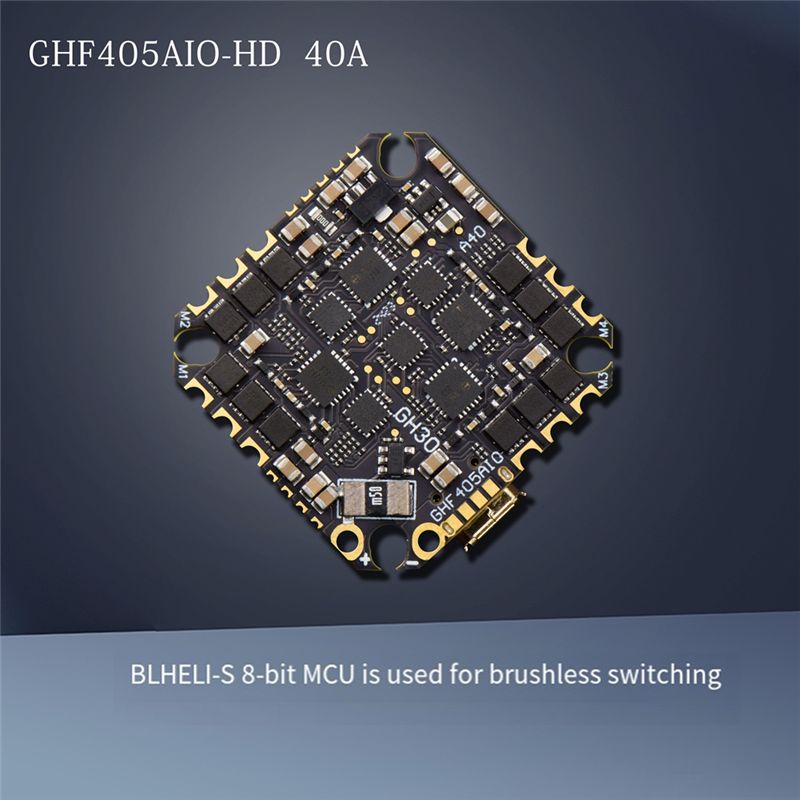 ABTI-GHF405AIO-HD 40A وحدة تحك - مراجعة Drone Racing Esc وسعره