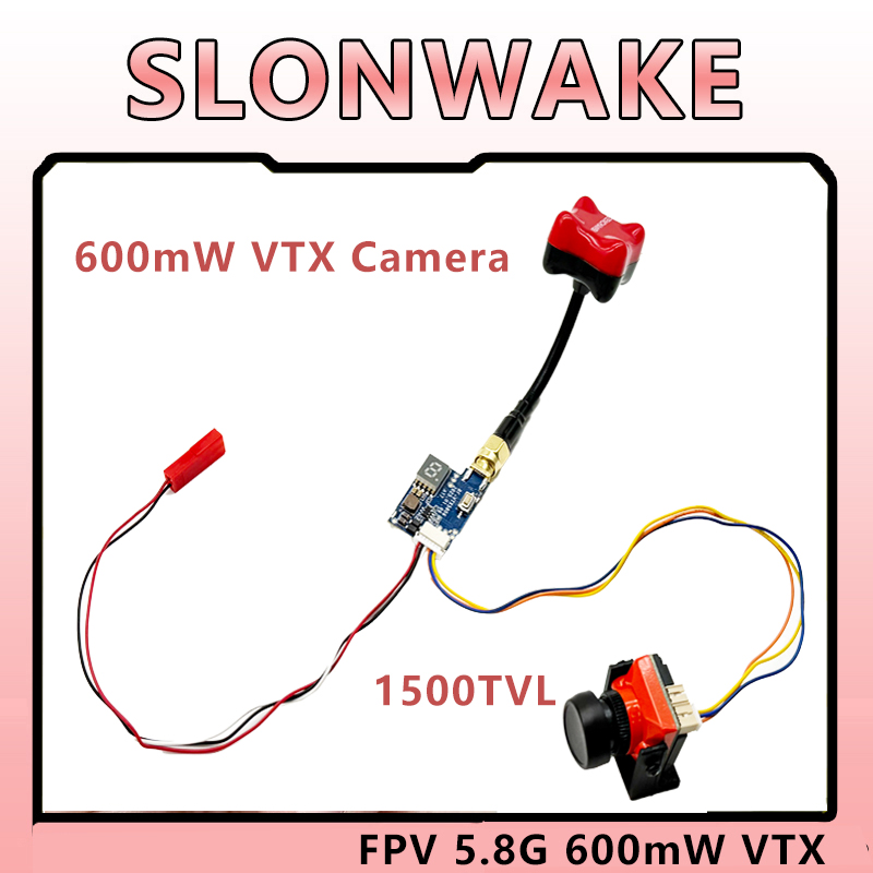 جهاز إرسال SLONWAKE 5.8G TS582 - مراجعة Drone Racing Camera وسعره
